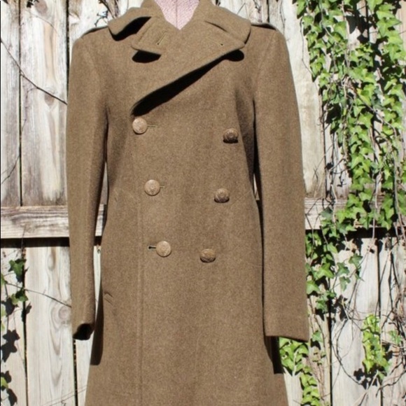 Vintage Other - Vintage WWII Wool Military Coat Peacoat 34R Vintage Other - Vintage WWII Wool Military Coat Peacoat 34R